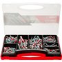 Fischer PowerBox 564282 Lot de 180 chevilles DuoPower avec vis et crochets pour mur plein, perforé et cloison sèche, 360 pièces 