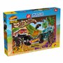 Lisciani - HOT WHEELS Puzzle - 60 Pièces - Pour Enfants dès 4 ans - 35x50cm - Puzzle Monster Trucks avec Cascades Audacieuses -