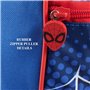 PERLETTI Sac de Sport Homme Araignée Bleu et Rouge pour Enfant - Marvel Spiderman Sac de Voyage à Bandoulière avec Poche Avant -