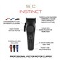 Tondeuse à Cheveux Professionnelle Homme Stylecraft Instinct by Gamma Più, Clipper avec Moteur Vectoriel avec Contrôle Direct du