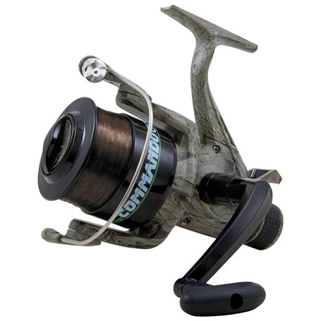 Lineaeffe Moulinet Pêche Garni Vigor Commando 4000 Baitrunner Débrayable Carpe Carnassiers Feeder