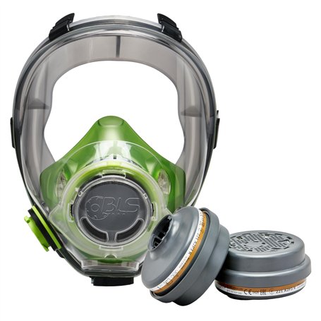 BLS Masque entier 5600 b-lock 221 A2P3 R | 1 masque entier + 2 filtres combinés 221 A2P3 R | Certifié CE | Fabriqué en Europe