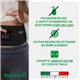 TESMED Absolute Ceinture Abdominale, entraînement Abdominal EMS, electrostimulateur Musculaire Abdo centraux et latéraux, 15 pro