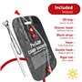 Sac de Douche Solaire de Camping 20L litres, Chauffage Solaire, Sac d'eau randonnée activité extérieure, douchette Portable avec