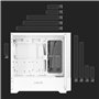 Noua Phobia L111 Blanc Boîtier Micro ATX pour PC Gaming Mini Tour 0.60MM SPCC Ventilateur LED ARGB Adressable Frontal Mesh et Pa