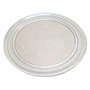 Assiette en verre lisse pour four à micro-ondes avec diamètre 24,5 cm compatible avec LG et différentes marques