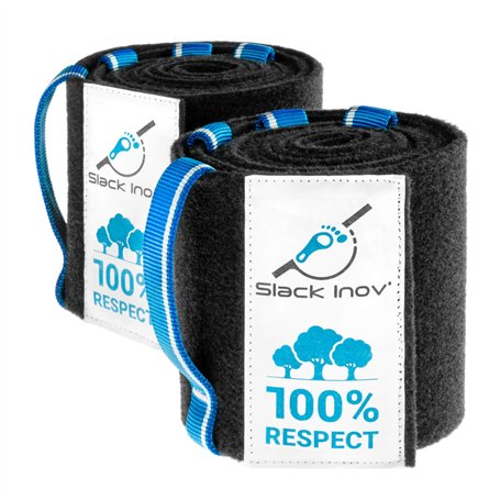 SLACK-INOV Tree Protection XXL - Protection de l'arbre - Quatre bandes verticales cousues pour soutenir la slackline ou le harna