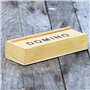 Petit ensemble Domino en bois de voyage - 28 pièces avec boîte élégante - Jeu de table classique pour adultes et enfants - Fun p