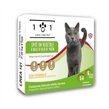 Spot on Natural Chats – 6 ampoules de 0