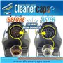 CleanerCaps Nettoyage machine à café, kit double action – Compatible avec Nespresso – Capsule nettoyant et détartrant liquide – 