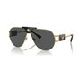 Versace Lunettes de Soleil VE 2252 Gold Black/Dark Grey 63/12/145 homme