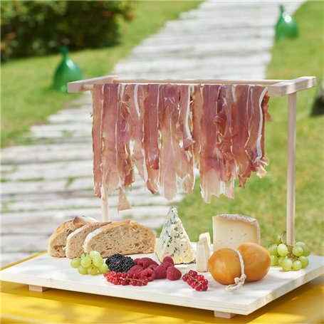 Mottinox Plateau en bois rectangulaire de service