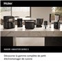 Haier I-Master Série 5 Préparateur de Boissons Chaudes et Mousseur Multi-Boissons, Programmes Lait, Café, Chocolat Chaud, Thé et