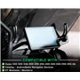 Support de montage universel compatible avec Garmin Zumo Support Adaptateur Navigateur Moto pour CarPlay/Android Auto support po