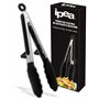 IPEA Pince de Cuisine en Acier Inoxydable avec Embouts en Silicone – Pinces Professionnelles pour Barbecue