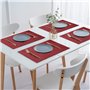 IPEA Sets de Table élégants 45 x 30 cm pour Dîner, Déjeuner, Petit Déjeuner - 6 unités - Set de Table Lavable, Résistant au Chal