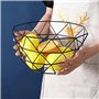 IPEA Panier à Fruits De table en Métal – Design Moderne et Géométrique – Corbeille à Fruit, Agrumes, Noix, Aliments – Porte-frui