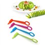 Leddy Living Lot de 4 tailles de légumes en spirale pour légumes à boucle
