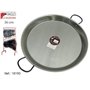 MENASTYL CUISSON 1966002 Plat Paella avec Anses Acier Noir 46 x 36 x 4 cm