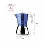 IBILI Cafetière Elba Blue 6 tasses