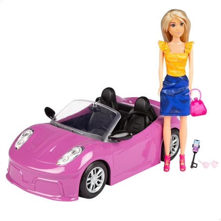 ColorBaby Isabella 47813 Poupée articulée avec Voiture