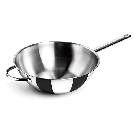Lacor 79830 Wok Fond Plat Belly 30 cm