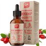 QKnatur - Huile de Rose Musquée 100% Pure Bio Vegan - Flacon verre 50 ml - Cicatrices et Vergetures - Anti-rides Anti-âge - BIO