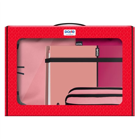 Dohe - Pack matériel scolaire - Sac à dos ergonomique 17 litres