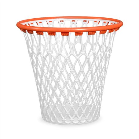 Balvi - Corbeille à Papier Basket. Design Amusant pour sa Forme de Panier de Basket. Couleur Blanc. f