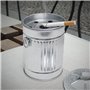 Balvi Cendrier Garbage en Forme de Poubelle avec Couvercle Métal galvanisé 13cm