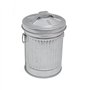 Balvi Cendrier Garbage en Forme de Poubelle avec Couvercle Métal galvanisé 13cm