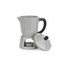 Balvi Service à Fondue Moka Couleur Gris Appareil à Fondue en Forme de cafetière Italienne Céramique