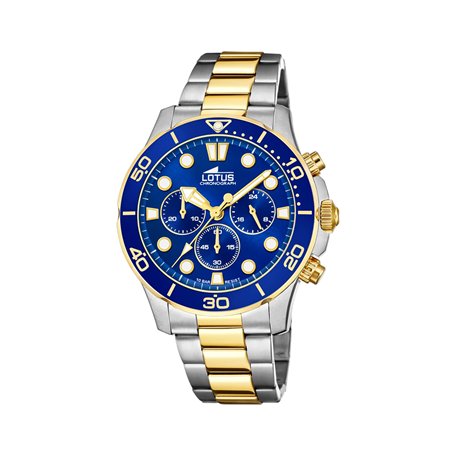 LOTUS Hommes Analogique Quartz Montre avec Bracelet en Acier Inoxydable 18757/1