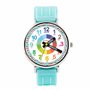 Kiddus Montre Bracelet Éducative pour Enfants, Fille, garçon. Time Teacher Analogique avec Exercices. Facile d’Apprendre à Lire 