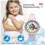 Kiddus Montre Bracelet Éducative pour Enfants, Fille, garçon. Time Teacher Analogique avec Exercices. Facile d’Apprendre à Lire 