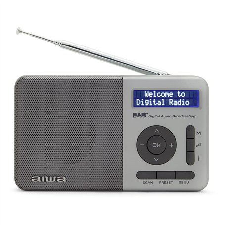 Aiwa RD-40DAB/SL : Radio Portable numérique Rechargeable (Dab/Dab+/FM