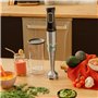 Cecotec Katana TotalDestroy 1500XL DK Hand Blender, 1500 W, 21 vitesses et Turbo, 4 lames en titane noir, capot anti-éclaboussur