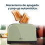 Cecotec Grille-pain vertical Toastin' time 1700 Double Green, 1700 W, Double fente courte et large de 3,8 cm, Varillas Supérieur