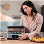 Cecotec Déshydrateur d'Aliments VitaDry Pro. 300 W, Déshydrateur de Fruits avec 5 Plateaux Réglables en Hauteur, Écran Digital, 