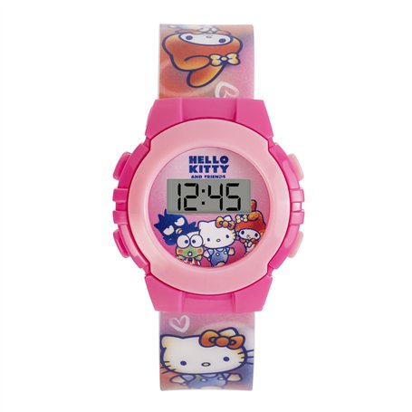 Kids Euroswan Montre digitale Hello Kitty et ses amis fille bracelet silicone