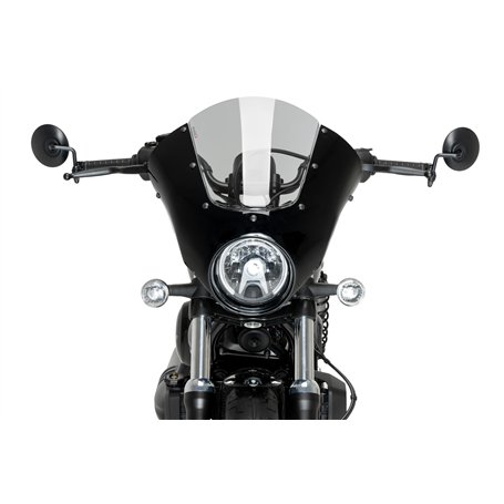 Puig 21957H Saute-vent New Generation Sport pour Harley Davidson Nightster 975 Special 2023 et 2024 – Design Aérodynamique et St