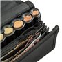 Sacoche Serveur Monnayeur Pièces Euro – Portefeuille Serveur e Taxi - Porte Monnaie Trieur de Pièces 8 Compartiments - 4 Compart