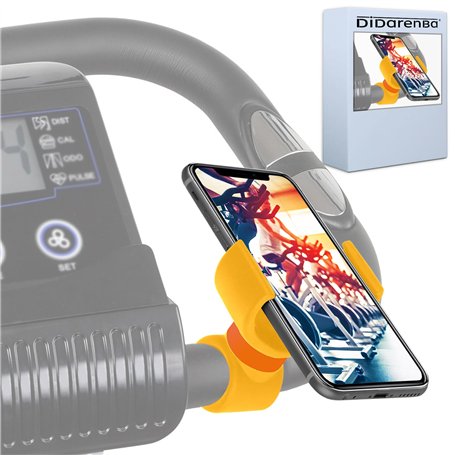 Support Telephone Velo Appartement Home Trainer Tapis de Course Universel Convient aux Smartphones jusqu'a 7