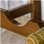 HOMCOM Botellero Pequeño de Bambú Soporte Para 16 Botellas Estantería de Vino de 4 Niveles Para Cocina Comedor Bar Carga 75 kg 4