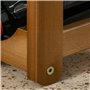 HOMCOM Botellero Pequeño de Bambú Soporte Para 16 Botellas Estantería de Vino de 4 Niveles Para Cocina Comedor Bar Carga 75 kg 4