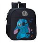 Disney Joumma Stitch Excited Sac à Dos préscolaire Adaptable à Chariot Noir 21 x 25 x 10 cm Polyester 5