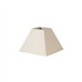 Abat-jour pyramide Mezzo E27 Beige 30dx13dx22h Tissu Popelin