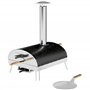 Outsunny Mini four à pizza extérieur portable avec pierre réfractaire Ø33 cm Pelle