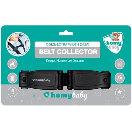 HOMYBABY® Chest Clip Sécurité Bébé [x1] - Sangle Ceinture de Sécurité Voiture - Attache Siege Auto Bebe - Harnais pour Siège Aut