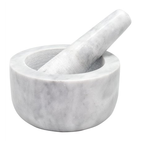 NERTHUS FIH 896 Mortier en marbre Blanc Résistant et facile à nettoyer